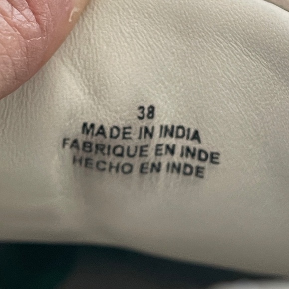 Free People Catch Me If You Can Mirror Combo Crochet Sneakers Size 38 US 8 Boho - Picture 8 of 10